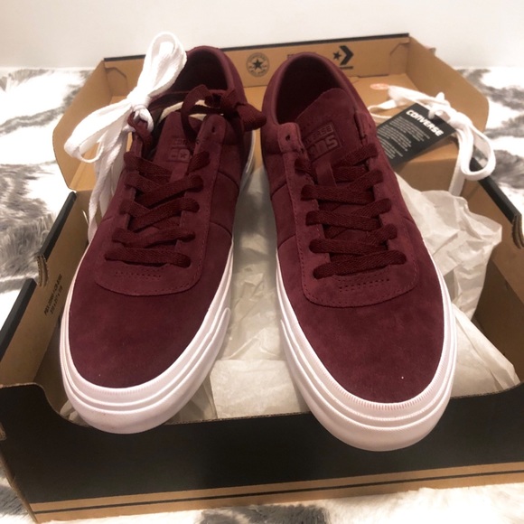 Converse • One Star Suede Pro Skate Burgundy Shoes - Picture 6 of 7